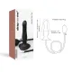 Надувной фаллоимитатор Strap-On-Me INFLATABLE DILDO PLUG — NOIR, шарик внутри, диаметр до 6 см