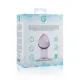 Розовая анальная пробка из стекла Gildo Pink Glass Buttplug No. 27