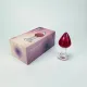 Роскошная анальная пробка Loviss Gomphrena Globosa Anal Plug с настоящим амарантом внутри