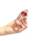 Роскошная анальная пробка Loviss Rose Anal Plug с настоящей розой внутри