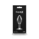 NS Novelties Crystal Glass Анальная пробка — Desires — Red Heart — Medium