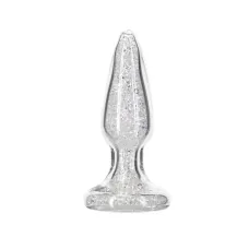 Glass Pillow Talk Fancy Luxury Glass Anal Plug, ⌀3,1 см, вибрирующий шарик в подарок