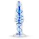 Скляна анальна пробка з внутрішньою спіраллю Gildo Glass Buttplug No. 23