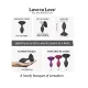 Силиконовая анальная пробка Love To Love OPEN ROSES, размер L — BLACK ONYX