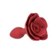 Силиконовая анальная пробка Lux Active с розой — Red Rose Silicone Anal Plug