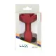 Силиконовая анальная пробка Lux Active с розой — Red Rose Silicone Anal Plug