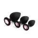 Силіконовий набір плагів - Jewellery Silicone PLUG SET Black, чорний