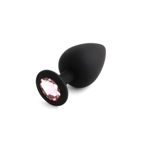 Силіконовий набір плагів - Jewellery Silicone PLUG SET Black, чорний