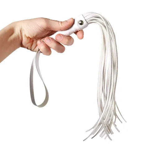 Плеть Flogger Art of Sex, белая