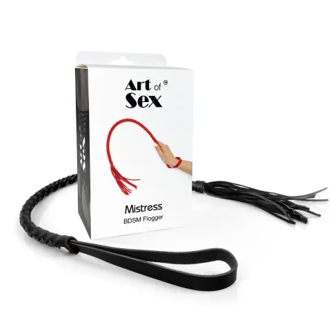 Плеть из экокожи Art of Sex — Mistress, черная