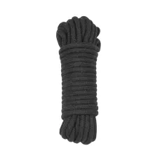Cotton Shibari Rope Punishment – Bondage Rope – Чёрный, 9,7 м, чёрный
