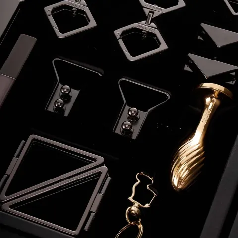 БДСМ-набір LOCKINK All-in-1 BDSM Play Kit, чорний, ремені, маска, кляпи, анальні пробки, свічки