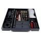 БДСМ-набір LOCKINK All-in-1 BDSM Play Kit, чорний, шкіра з тисненням, предмети для бондажу, шибарі, ваксплею