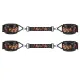 БДСМ-набор LOCKINK The Flowering Serpent Bondage Set, черный, с рисунком в виде змей, 7 предметов
