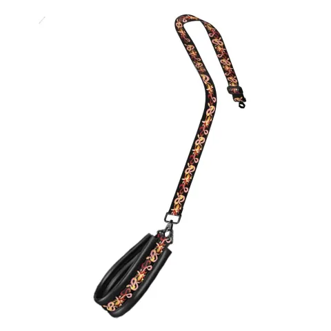 БДСМ-набор LOCKINK The Flowering Serpent Bondage Set, черный, с рисунком в виде змей, 7 предметов