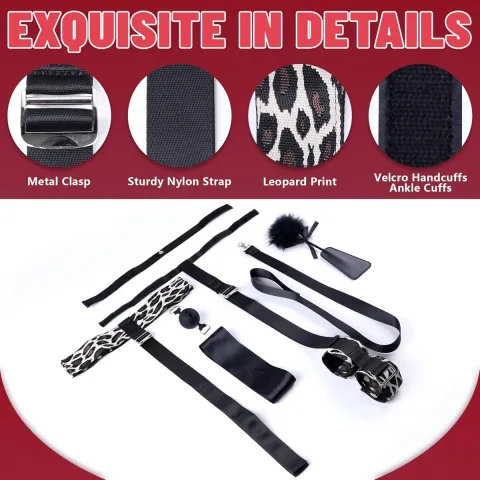 БДСМ-набор LOCKINK YEAHWOW Armbinder Restraint Set, черный