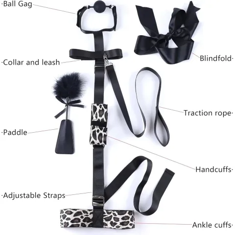 БДСМ-набор LOCKINK YEAHWOW Armbinder Restraint Set, черный
