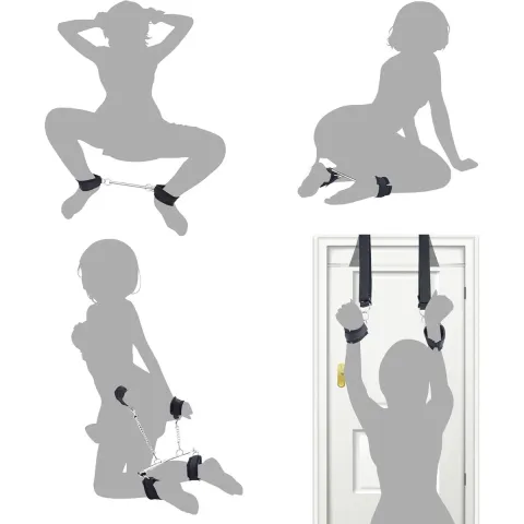 БДСМ-набор LOCKINK YEAHWOW «Door Swing & Leg Spreader» — набор для бондажа