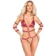 Боди — Bad Kitty Strap Body, красное, размер M