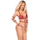 Боди — Bad Kitty Strap Body, красное, размер M