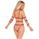 Боди — Bad Kitty Strap Body, красное, размер M