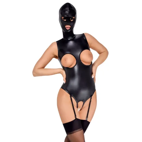 Боді з маскою - Bad Kitty Body & Mask, чорне M