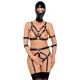 Боді з маскою - 2480492 Bad Kitty Strap+Mask Set, чорне XS