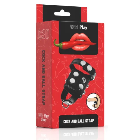 Бондаж - Erospace Wild Play Cock And Ball Strap C20