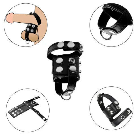 Бондаж - Erospace Wild Play Cock And Ball Strap C20