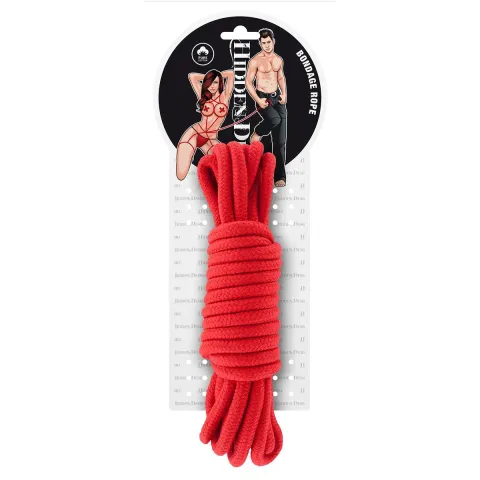 Бондажна мотузка - BONDAGE ROPE 5 METER RED