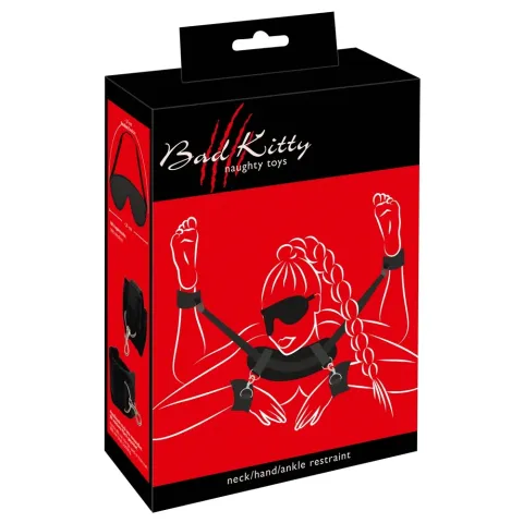 Бондажний набір - Bad Kitty Neck/Hand/Ankle Restraint