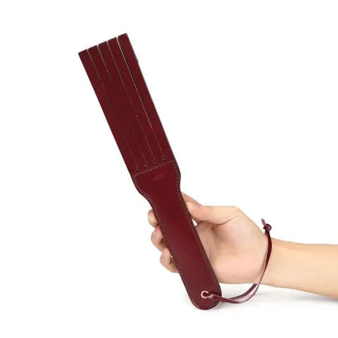 Liebe Seele Wine Red Spanking Paddle, настоящая кожа