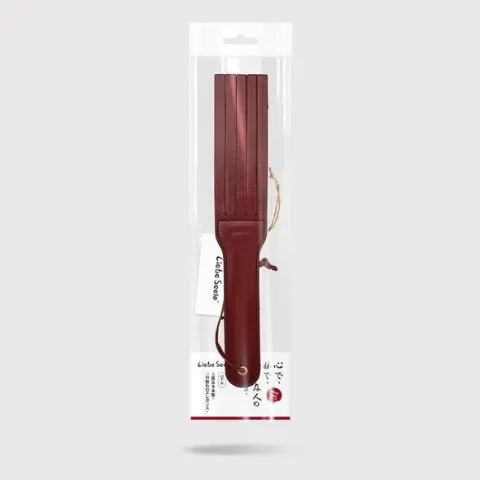 Liebe Seele Wine Red Spanking Paddle, настоящая кожа