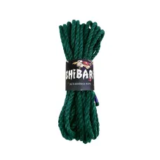 Джутова мотузка для шибарі Feral Feelings Shibari Rope, 8 м зелена