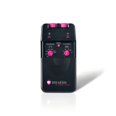 Електростимулятор Mystim Pure Vibes, 2 канали, 3 програми, механічні перемикачі