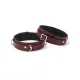 Фіксатори для стегон Liebe Seele Wine Red Thigh Cuffs L Size, натуральна шкіра