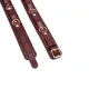 Фіксатори для стегон Liebe Seele Wine Red Thigh Cuffs L Size, натуральна шкіра