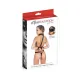 Фиксаторы для шеи и рук Fetish Tentation Neck and Wrist Straps с маской для глаз