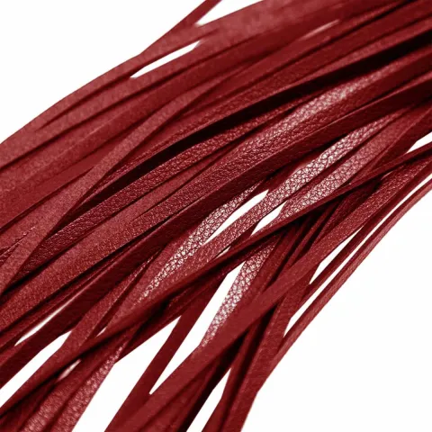 Батіг - Flogger Long Leather, червоний