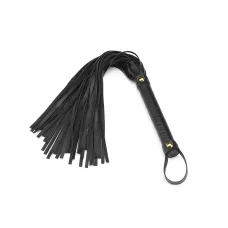 Flogger Liebe Seele Black Organosilicon Flogger, 44 см, экокожа