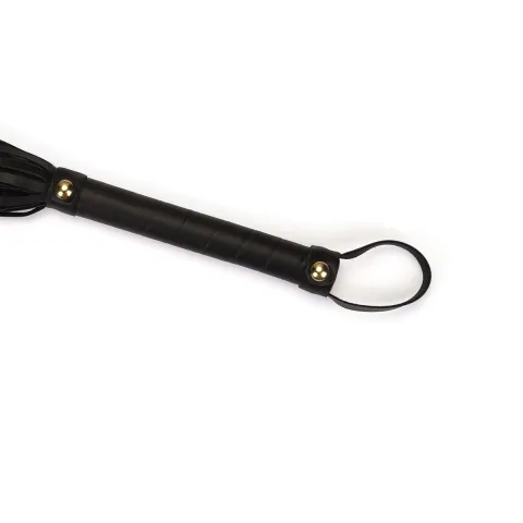 Flogger Liebe Seele Black Organosilicon Flogger, 44 см, экокожа