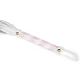 Флогер Liebe Seele White & Pink Leather Flogger