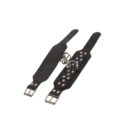 Кайдани на щиколотки Leather Leg Cuffs Black