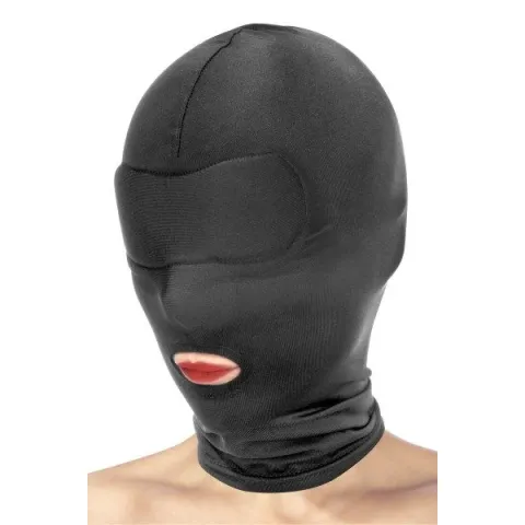 БДСМ-капюшон с открытым ртом Fetish Tentation Open Mouth Hood