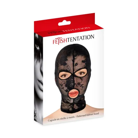 Фетишная кружевная маска — Fetish Tentation Cagoule