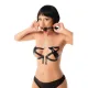 Кляп - Black breathable ball gag with adjustablestrap
