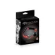 Кляп Fetish Tentation Premium Leather Gag with Silicone Ball (Red), силіконова кулька