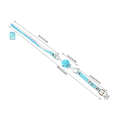 Кляп Liebe Seele Crystal Ball Gag - Синий (Small Ball)