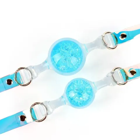 Кляп Liebe Seele Crystal Ball Gag - Синий (Small Ball)
