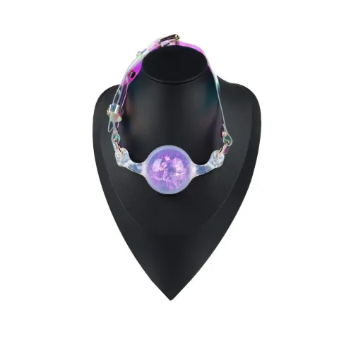 Кляп Liebe Seele Crystal Ball Gag - Purple (Large Ball)
